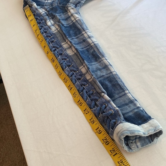 Vintage Havana button down shirt long sleeve w/laced look super soft Size Medium - Picture 6 of 11